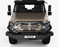 GAZ Vepr NEXT Cabine Double Pickup Truck 2017 Modèle 3d vue frontale