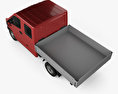 GAZ Gazelle Next 双人驾驶室 平板车 2017 3D模型 顶视图
