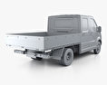 GAZ Gazelle Next 더블캡 플랫 베드 트럭 2017 3D 모델 