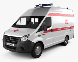 GAZ Gazelle Next Ambulance Luidor 2022 3D model