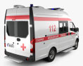 GAZ Gazelle Next Ambulancia Luidor 2022 Modelo 3D vista trasera
