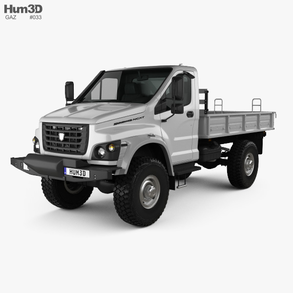 GAZ Sadko Next Flatbed Truck 2023 3D model