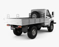 GAZ Sadko Next Flatbed Truck 2023 3d model back view