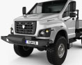 GAZ Sadko Next Flatbed Truck 2023 3d model