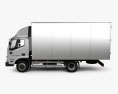 GAZ Valdai NEXT Box Truck 2022 3d model side view