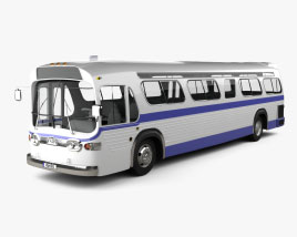GM New Look TDH-5303 bus 1968 3D model
