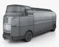 GM Futurliner Автобус 1940 3D модель wire render