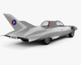 GM Firebird III 1958 3D模型 后视图