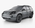 GMC Acadia 2014 3D-Modell wire render