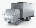 GMC W4500 Supershot 2014 3D-Modell clay render