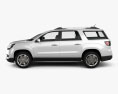 GMC Acadia 2016 3D 모델  side view
