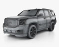 GMC Yukon Denali 2017 3D-Modell wire render