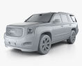 GMC Yukon Denali 2017 Modello 3D clay render