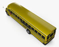 GMC B-Series 통학 버스 2000 3D 모델  top view