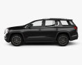 GMC Acadia 2020 3D 모델  side view