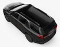 GMC Acadia 2020 3D 모델  top view