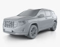 GMC Terrain SLT 2019 3D-Modell clay render