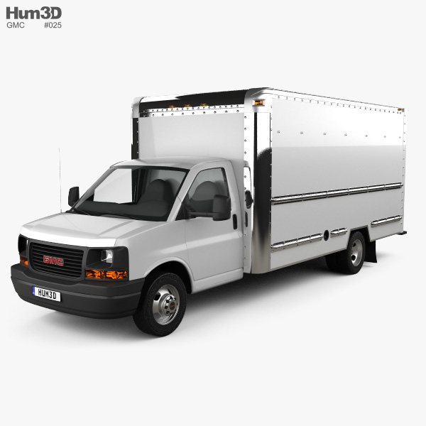 GMC Savana Box Truck 2015 3D model