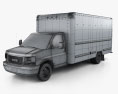 GMC Savana Box Truck 2015 3d model wire render