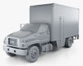 GMC Topkick C6500 箱式卡车 1993 3D模型 clay render