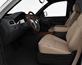 GMC Yukon Denali с детальным интерьером 2015 3D модель seats