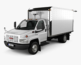 GMC Topkick C5500 Box Truck 2010 3D model