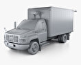GMC Topkick C5500 Box Truck 2010 3d model clay render