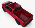 GMC Sierra 1500 Doppelkabine Standard Box Elevation 2022 3D-Modell Draufsicht