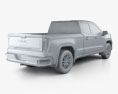 GMC Sierra 1500 ダブルキャブ Standard Box Elevation 2022 3Dモデル
