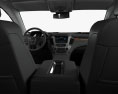 GMC Yukon XL com interior 2017 Modelo 3d dashboard