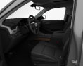 GMC Yukon XL com interior 2017 Modelo 3d assentos