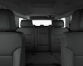 GMC Yukon XL com interior 2017 Modelo 3d