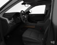 GMC Yukon XL Denali com interior e motor 2017 Modelo 3d assentos