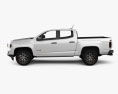 GMC Canyon Crew Cab AT4 2022 3D 모델  side view