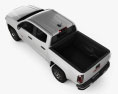 GMC Canyon Crew Cab AT4 2022 3D 모델  top view