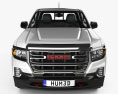 GMC Canyon Crew Cab AT4 2022 3D 모델  front view
