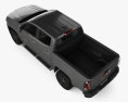 GMC Canyon Crew Cab Denali 2022 3D 모델  top view