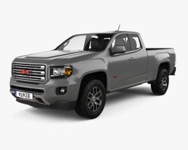 GMC Canyon Extended Cab All Terrain 2020 3D model