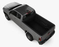 GMC Canyon Extended Cab All Terrain 2020 3D模型 顶视图