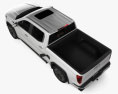 GMC Sierra 1500 Crew Cab ShortBox Denali con interni 2024 Modello 3D vista dall'alto
