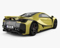GTA Spano 2016 3D 모델  back view