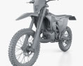 GasGas EC 250 2021 3D-Modell clay render