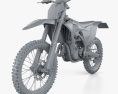 GasGas MC 450F 2021 Modello 3D clay render