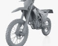 GasGas MC 250F 2024 3D模型 clay render