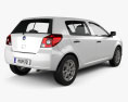 Geely MK 해치백 2014 3D 모델  back view
