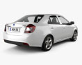 Geely GC6 2017 3D 모델  back view