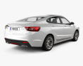 Geely GC9 2018 3D 모델  back view