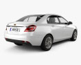 Geely Emgrand EC7 2014 3Dモデル 後ろ姿