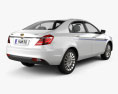 Geely Emgrand EV 2019 3D 모델  back view