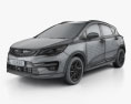 Geely Emgrand GS Sport 2019 3d model wire render